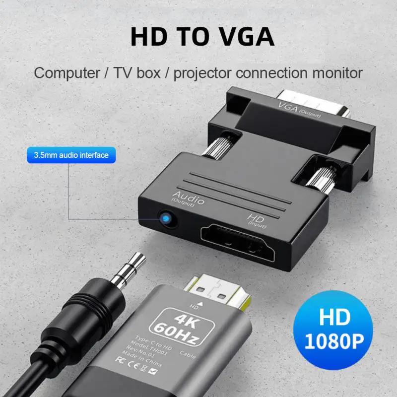 HD 1080P HDMI-VGA  ȣȯ VGA Male-HDMI-ȣȯ   ȯ, PC Ʈ-HD TV 